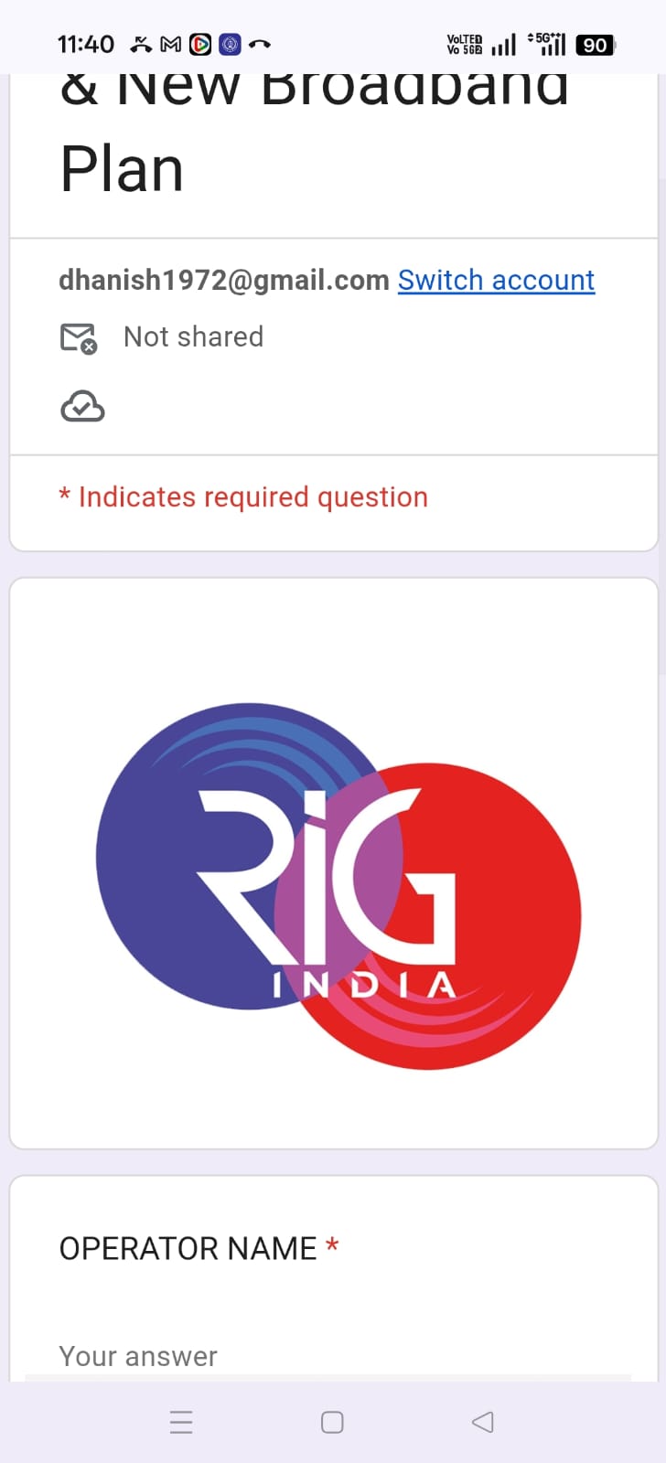 BSNL Bharat Fiber
